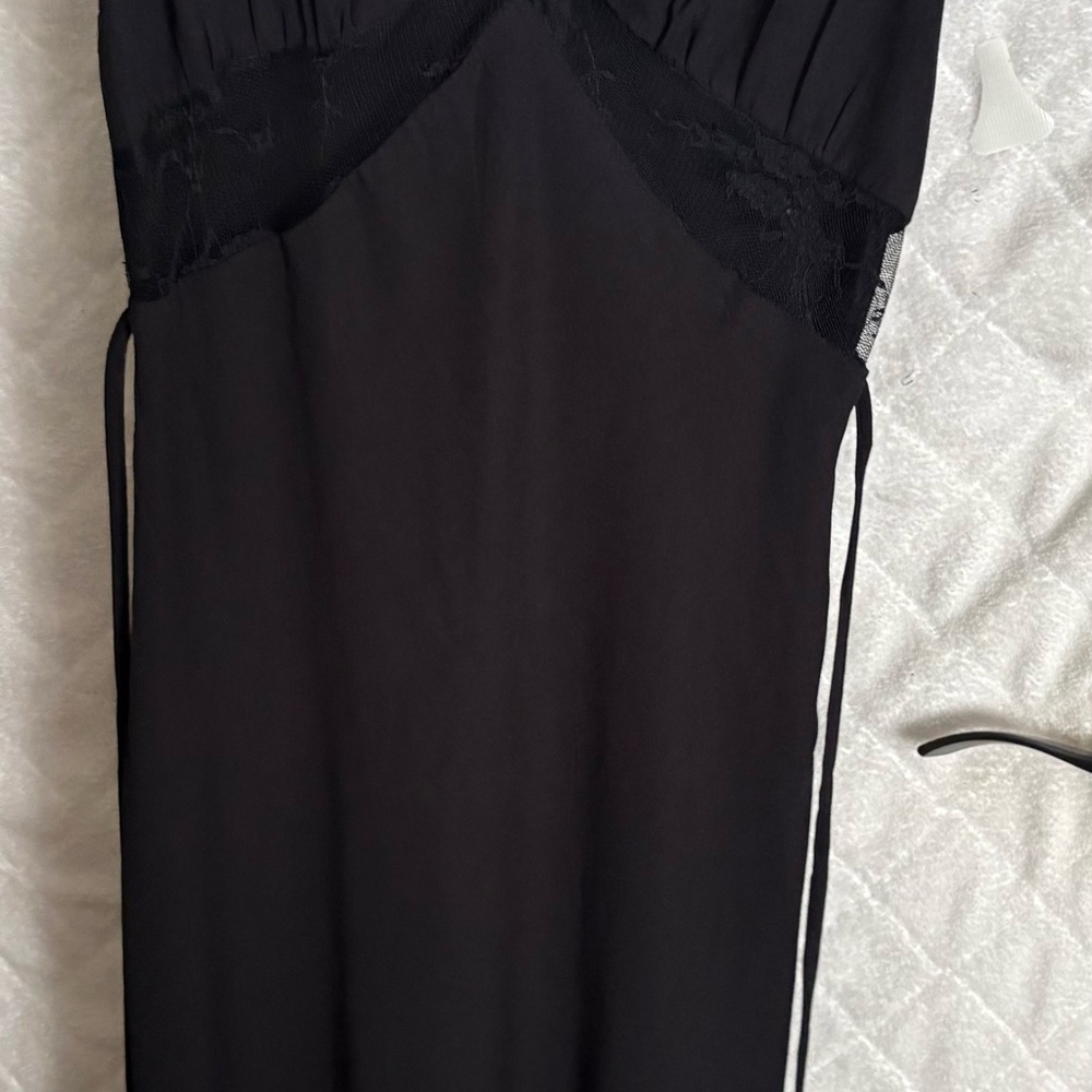 Wild Fable Black Lace-Trim Slip Dress